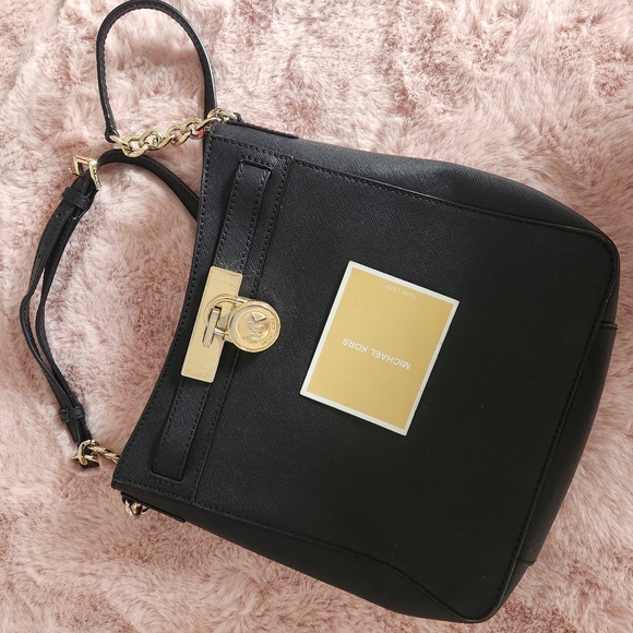 N Without T MICHAEL KORS HAMILTON MD NS MESSENGER HANDBAG - Picture 8 of 8